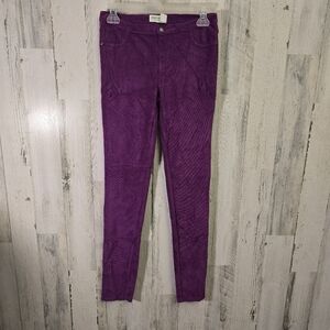 Dream Out Loud By Selena Gomez Purple Corduroy Pants Juniors Size Medium